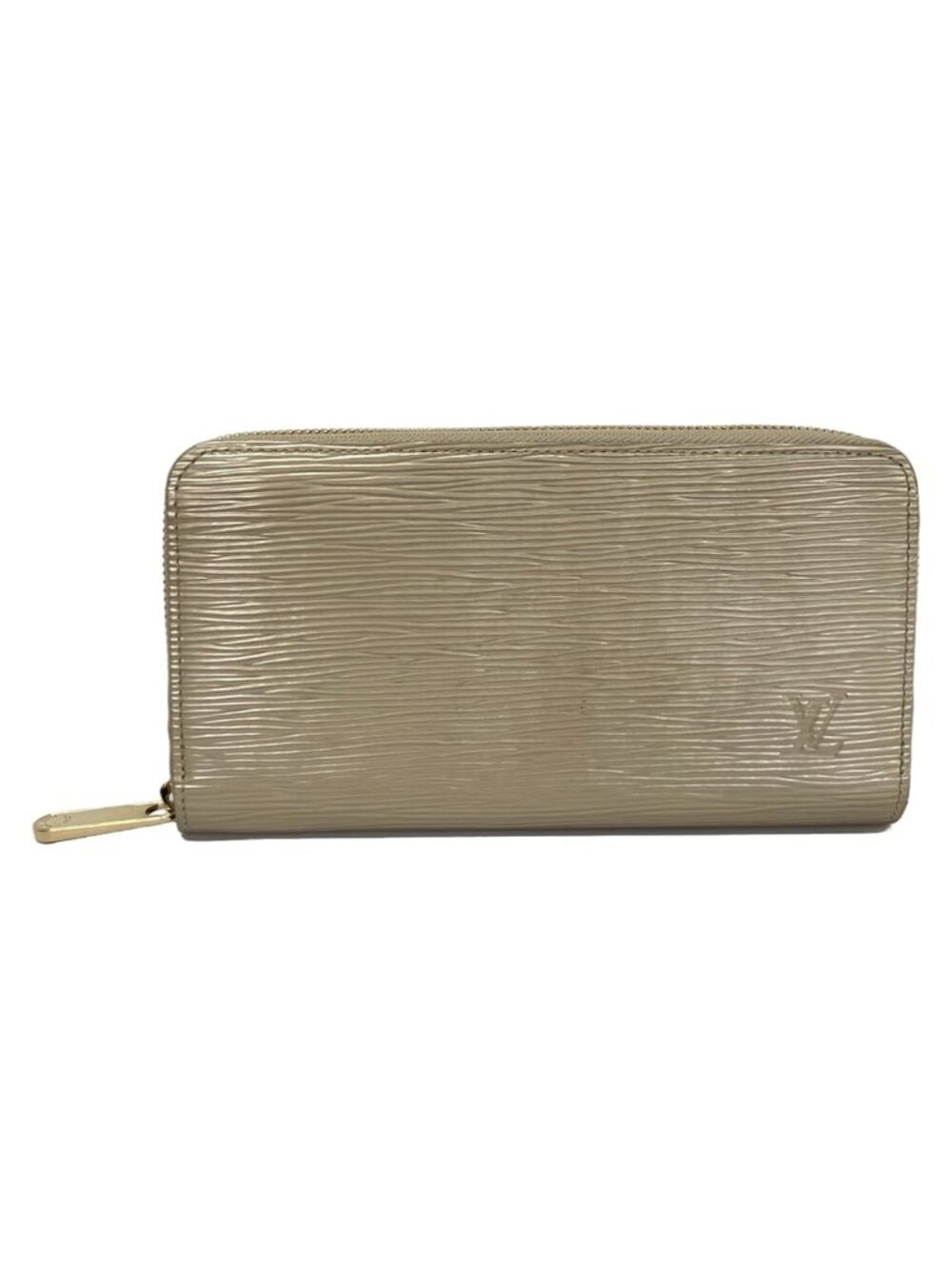 Louis Vuitton Wallet Epi Zippy Champagne Leather Cowhide